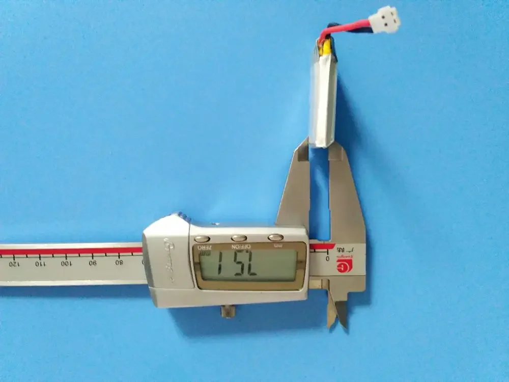 Батарея самолета с дистанционным управлением, литиевая батарея 3,7 В 752035   450мАч с защитной пластиной