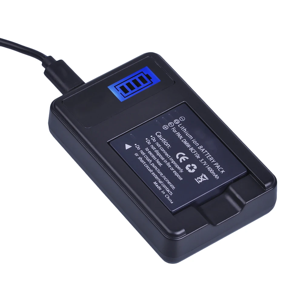 DMW-BCF10 BCF10E BCF10PP Bateria para Panasonic DMC-F3 F2, DMC-FH1, DMC-FS10 FS62 DMC-FT4 DMC-FX75 Câmera Substituir CGA-S/106C 106B