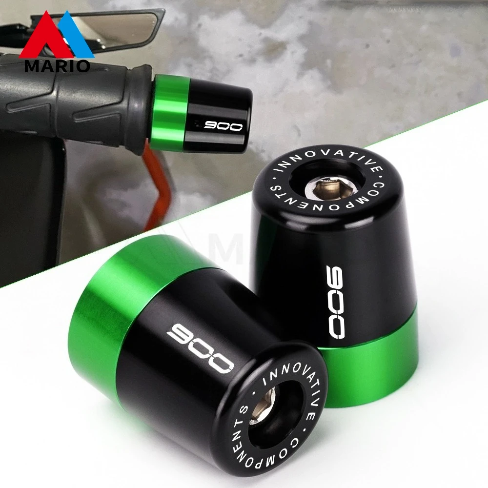 

For Kawasaki Z900 Z 900 2017 2018 2019 2020 2021 2022 2023 Motorcycle Handlebar Grip End Aluminum Accessoriess Plug Slider
