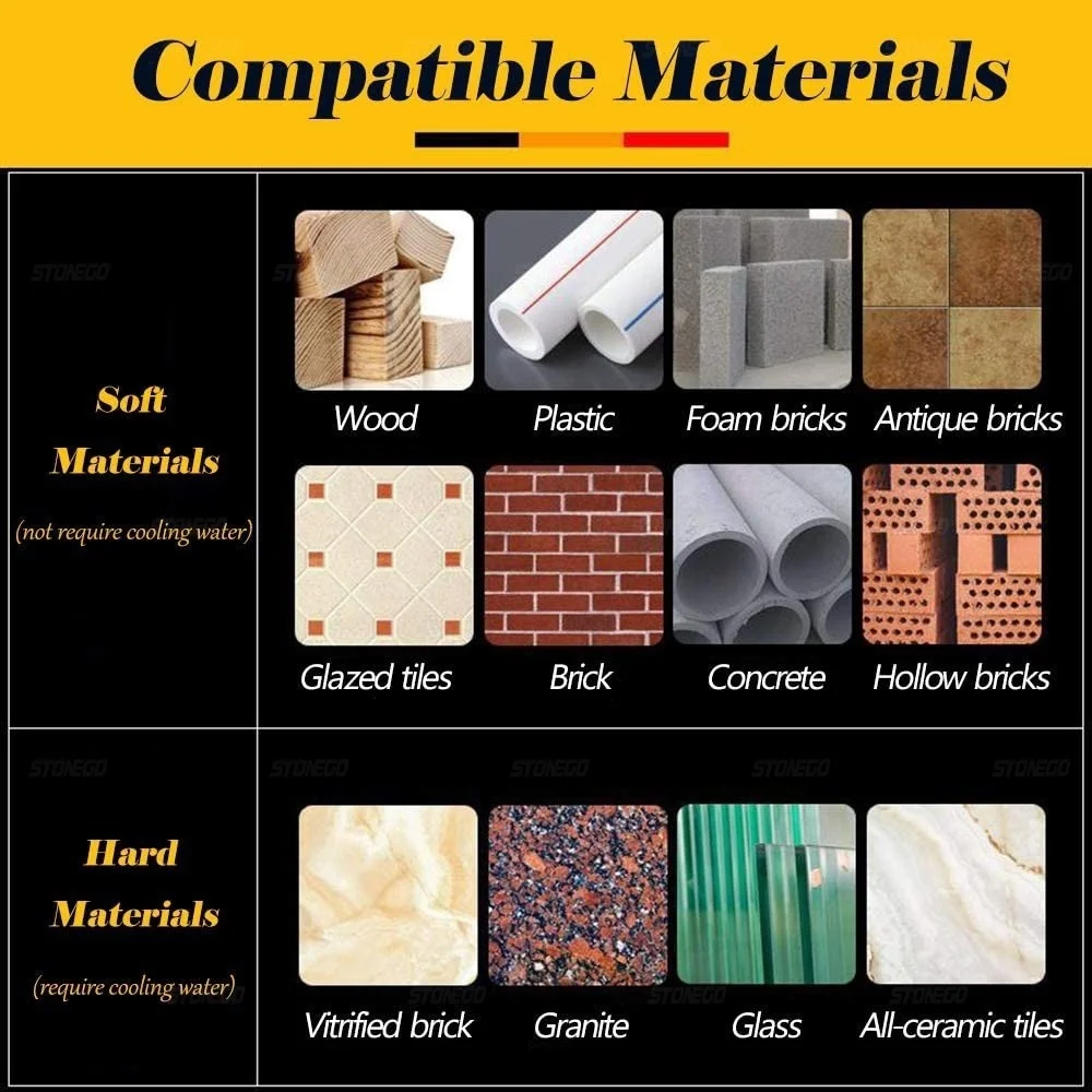 1/5/7PCS 콘크리트 플라스틱 부드러운 금속 타일 유리 나무 벽 거울 세라믹 벽돌 벽에 대 한 벽돌 드릴 비트 6mm/8mm/10mm/12mm