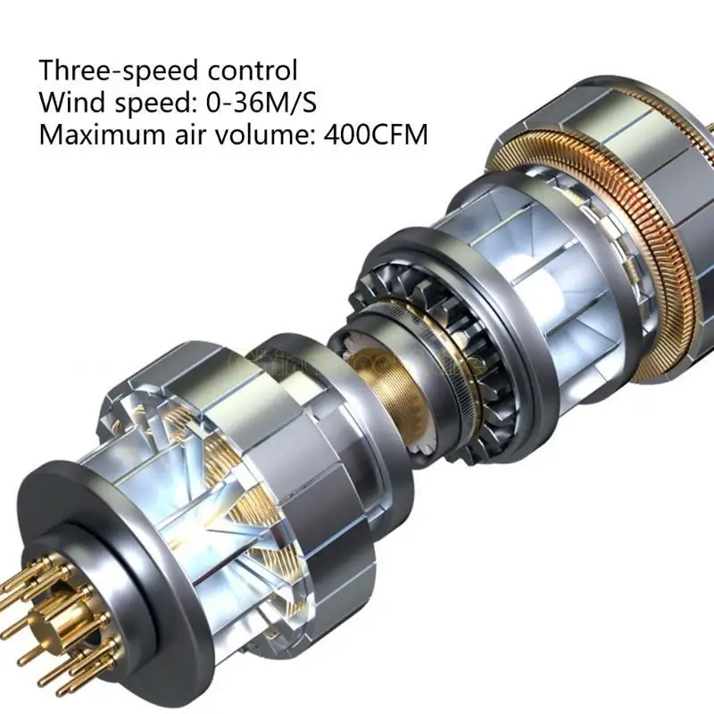 57QF Senteple sans fil portable soufflant souffleur à feuilles feuille vitesse fil sans fil pour une maintenance
