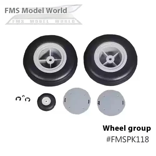 Fms 1400mm P40b Aircraft Accessories, Fuselage, Main Wings, Propellers, Propeller Covers, Landing Gear, Cabin Doors, Tires image 3