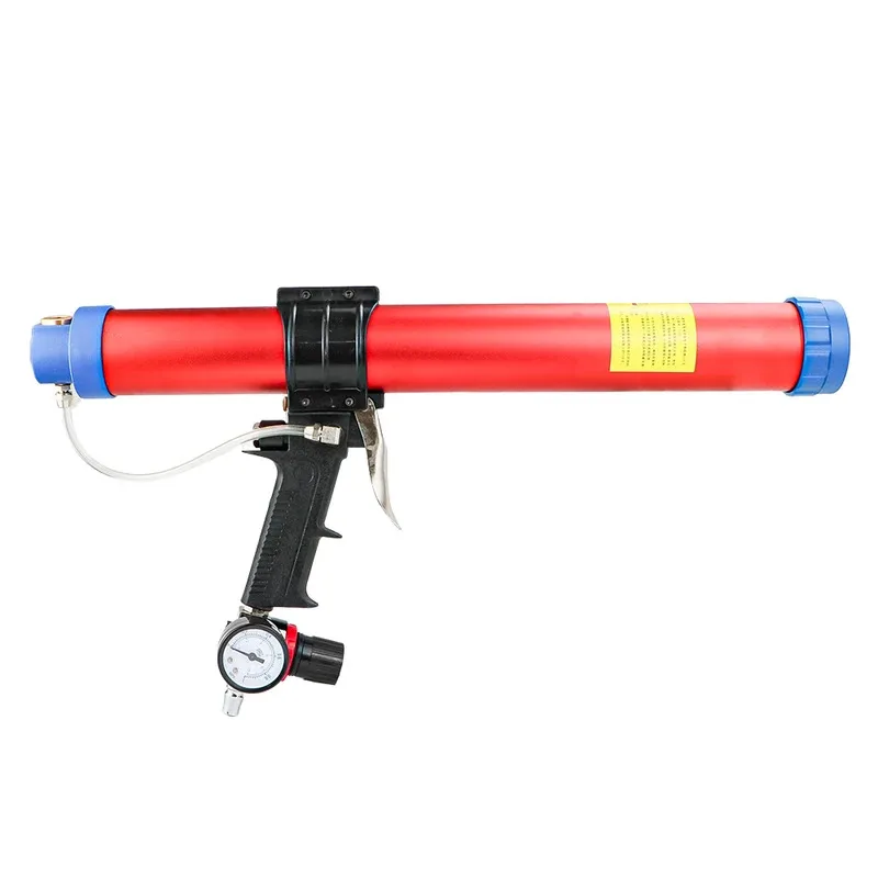 

SUBAO Pneumatic Sealant Gun 310ml 600ml Air Valve Silicone Sausages Caulking Tool Nozzle Glass Rubber Grout Construction