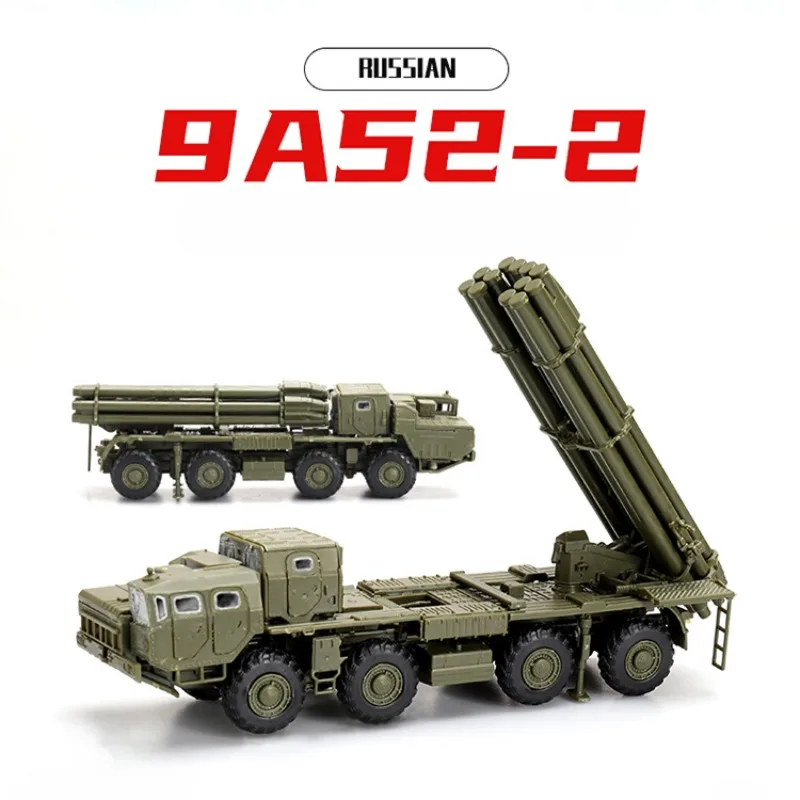 4D 1/72 Russian 9A52-2 Tornado Rocket Launcher Model Military Truck Plastic Assemble Kit Toy