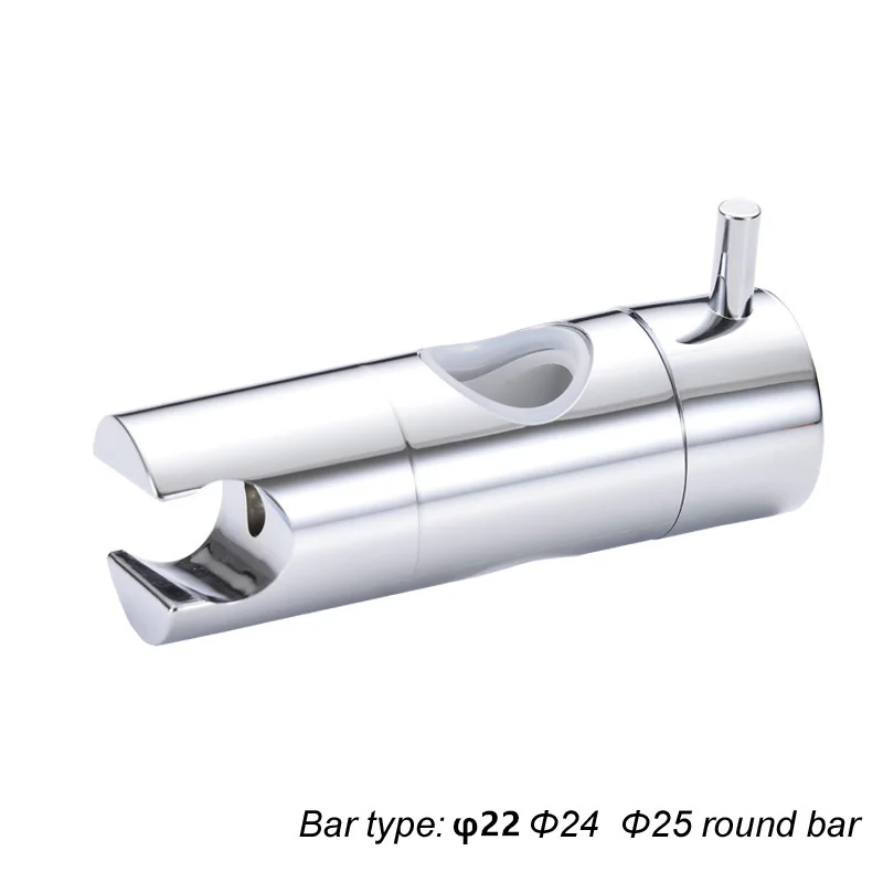 1pc Chrom Hand brause kopf halter für 22-25mm Slider Bar Riser Rail Hand halterung