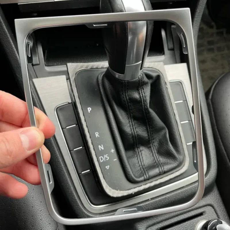 

5GG713203A For VW Golf 7 7.5 Golf R Automatic DSG Gear Shift Knob Lever Frame Cover Cap Bracket Car Accessories Left Hand Drive
