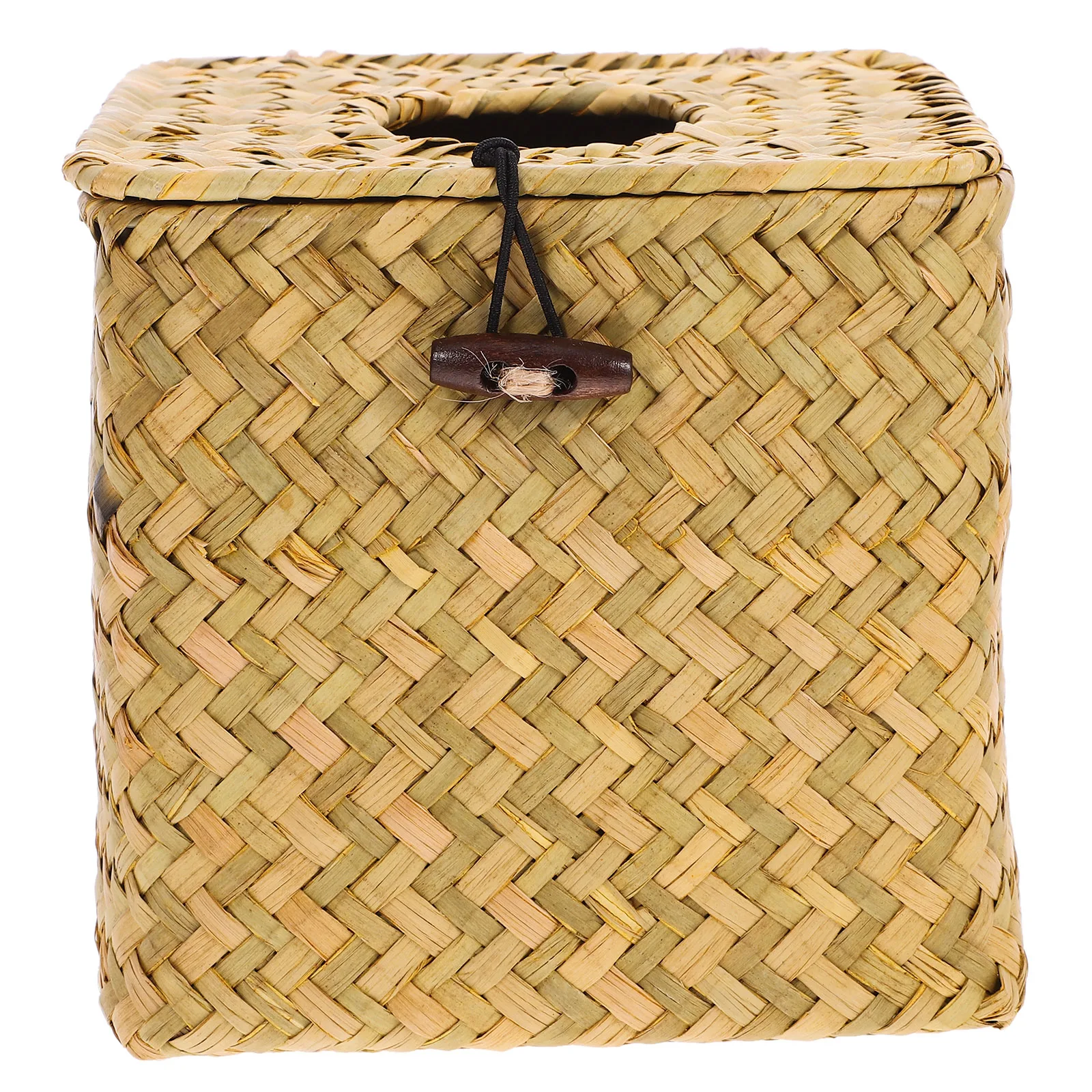 

Square Wicker Tissue Box Willow Woven Tissue Holder Unique Napkin Storage Holder Decorative Bedroom Toilet Living Room Household
