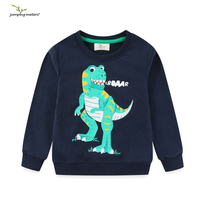 Jumping Meters 2-7T Forklift Baby Boys Sweatshirts Hooded Shirts Kids Clothes Long Sleeve Sweaters Autumn Spring Clothing Shirt