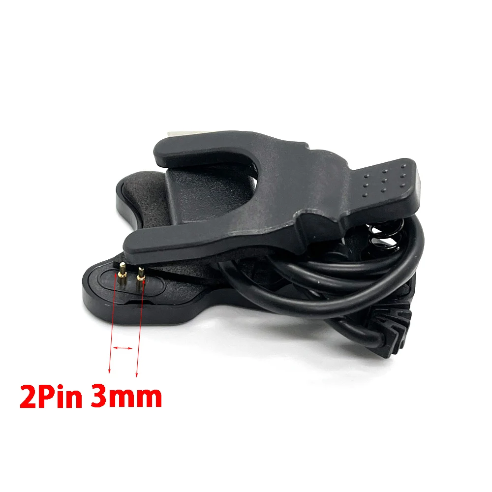 Nieuwe USB Voor Smart Horloge Universele Usb-oplaadkabel Charger Clip 2/4 Pins Ruimte Tussen 3mm 4mm 8mm 9mm