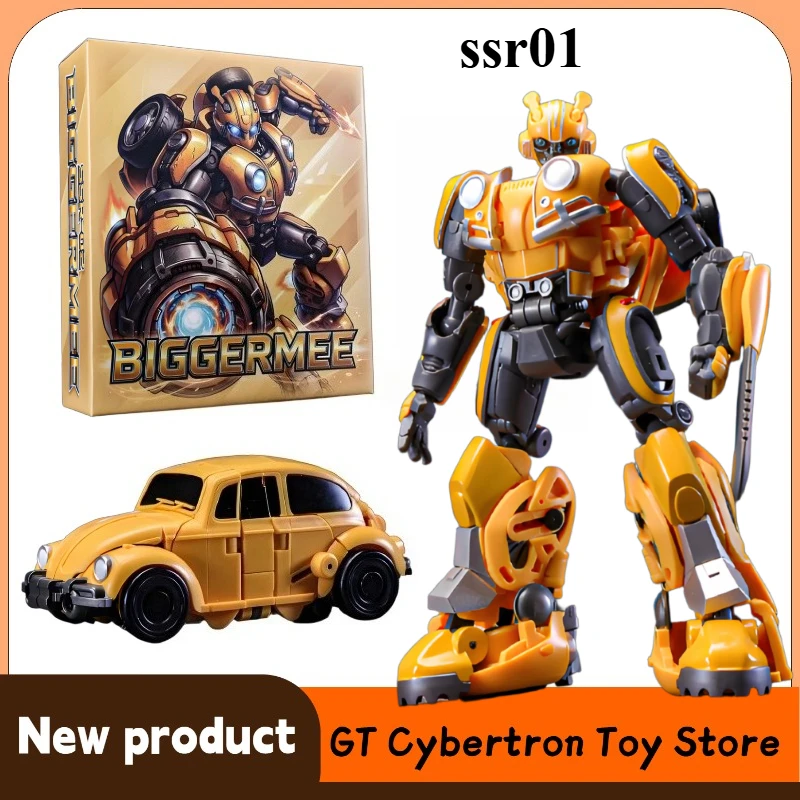 

[IN STOCK SOON] Transformation Toys Lucky Cat SSR02 Bee 12CM Movable Robot Model Toy Collection Gift