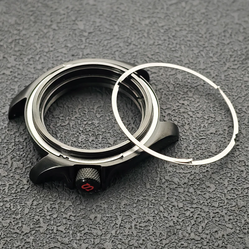 Silver NH35 Case 120 Bezel Click Spring Stainless Steel Fits SKX007 SKX009 SKX New 5 Series Watch Case Mod of Diving Watch Parts