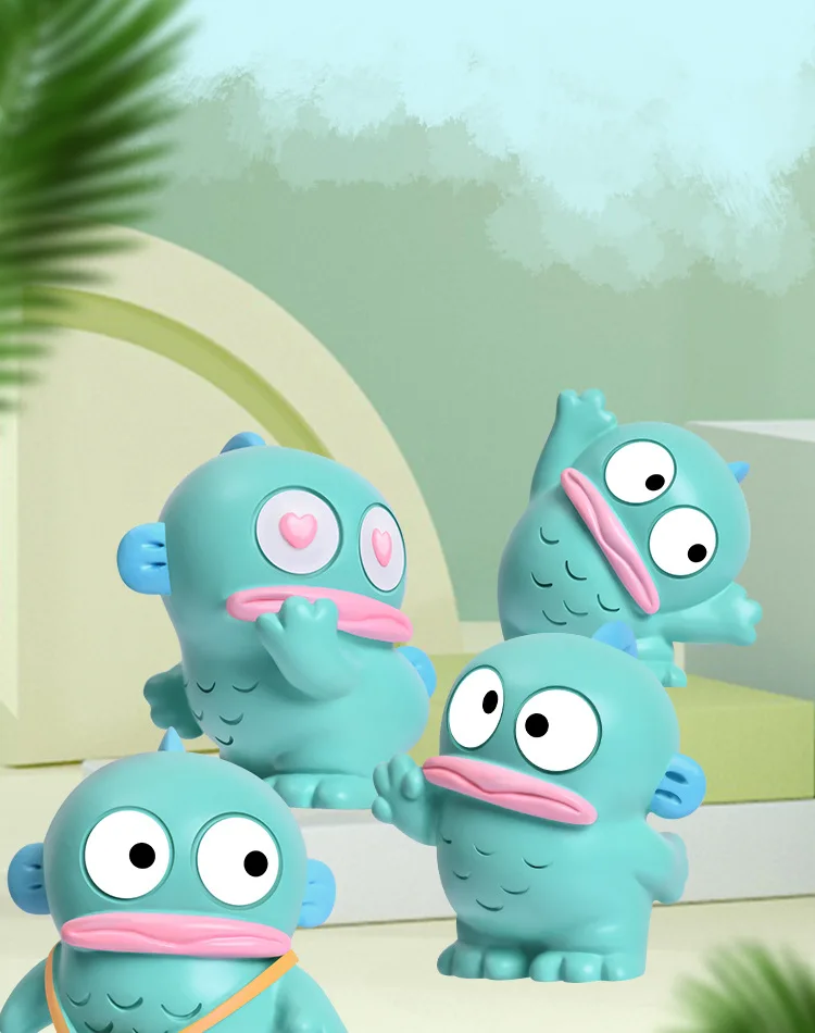 Hangyodon Niedliche Blind Box Meerjungfrau Großmaul-Fisch Anime-Figur Desktop-Dekoration Überraschungsgeschenk für Schüler Mystery Box Großhandel – Detail 8