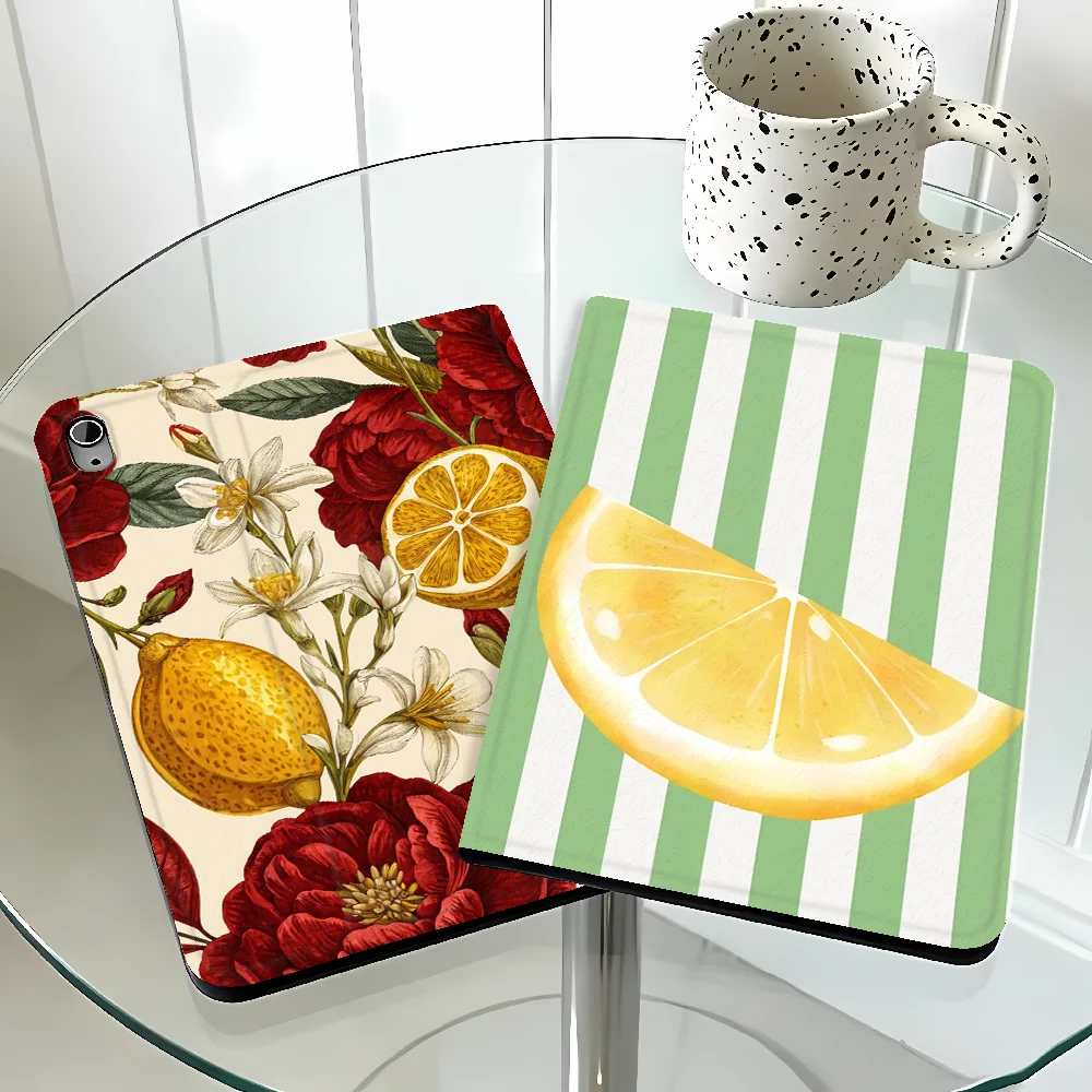 Case for Samsung Galaxy Tab S10FE S10 Plus S11 S9 FE A9Plus A7 Lite A11 S7 S8+ S9+ S10 Lite A8 With Pencil Holder Floral Red