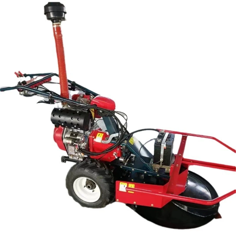 Front disc harvester, self-propelled forage mower, corngrass horseshoe mower