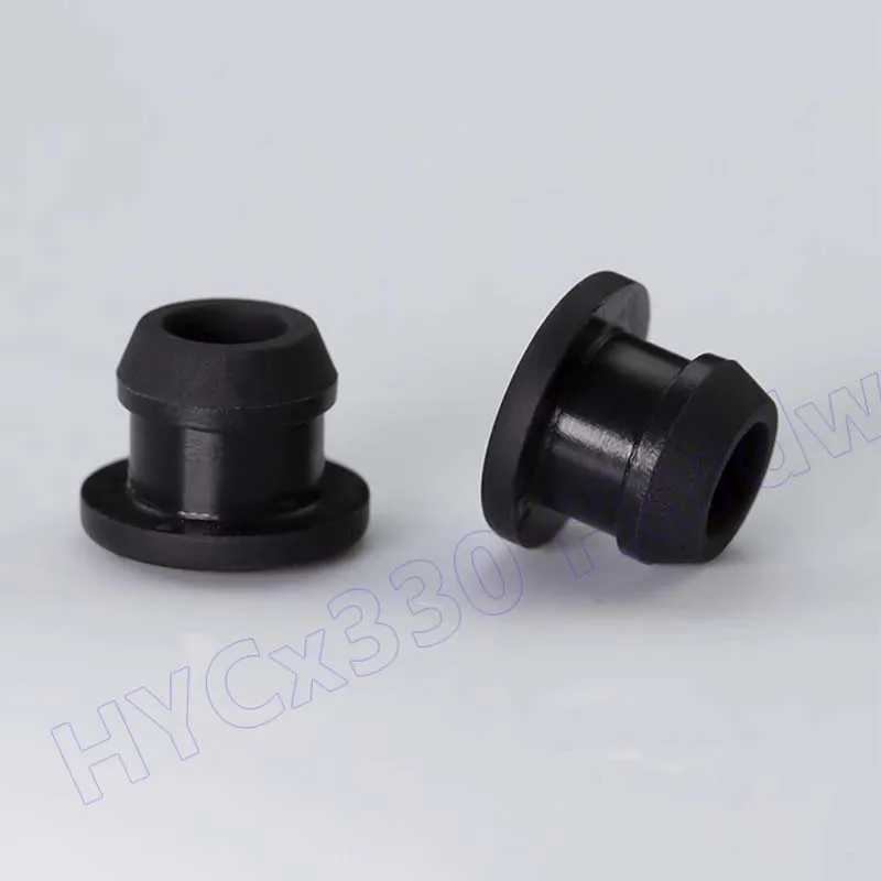 5PCS Silicone Rubber Hole Plug Snap-on Seal T-Shape Gasket Inserts Bungs Blanking End Caps Stopper Black 2.5 3 3.5 4 4.5 to 12mm