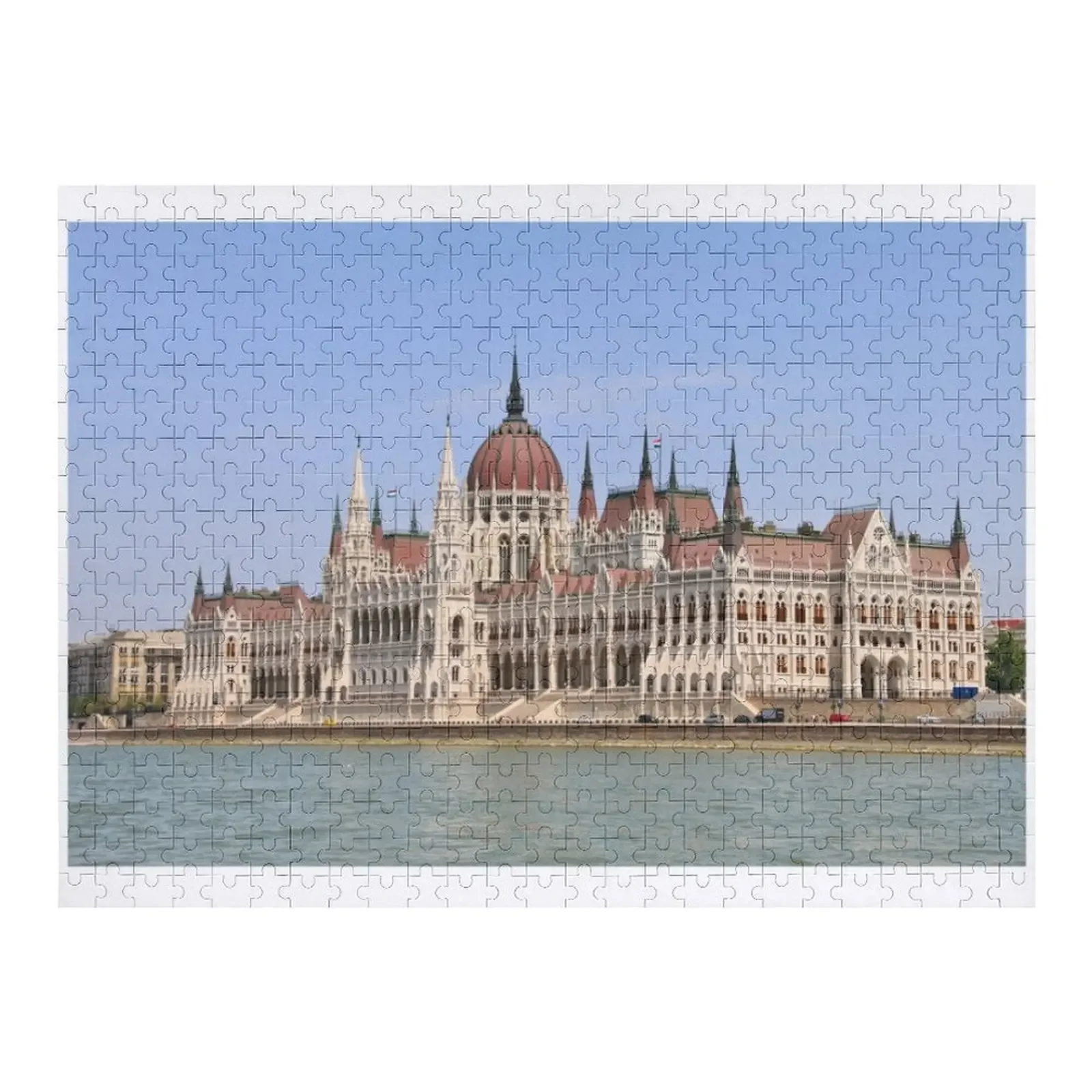

Hungarian Parliament Building, Budapest, Hungary Jigsaw Puzzle Wood Name Personalized Puzzle