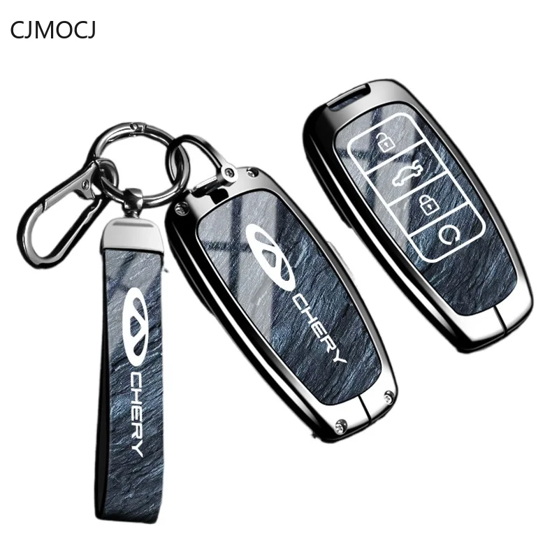 

Premium Zinc Alloy Key Cover for Chery Arrizo 8/Tiggo 8 Pro/Tiggo 8 Plus/Tiggo 9 - Protective Key Case Keybag Keychain