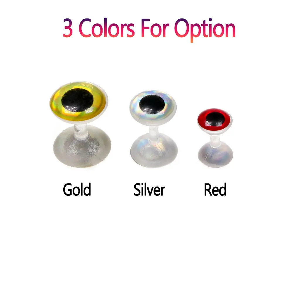 Ojos Holográficos Bimoo 3D para Mosca – Sin peso para señuelos de mar - imagen 3