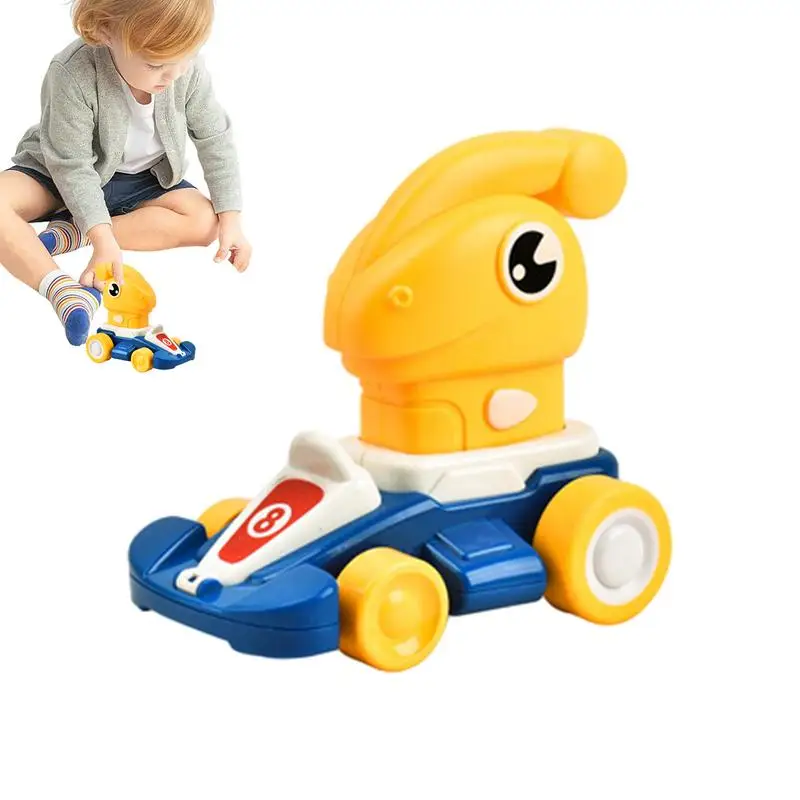 Push And Go Cars Dinosaur Shaped Push And Go Toy Animal Cartoon Toy Car Friction Powered Educational Toys Perfect Fun Play For