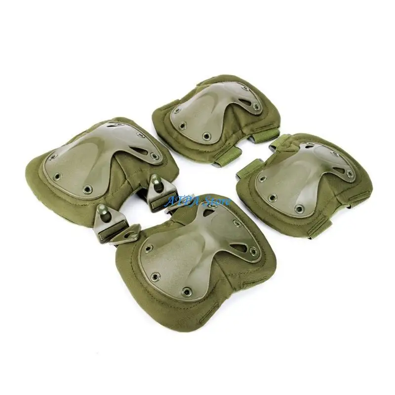 U13C الركبة وسادة الكوع حامي الرياضة في الهواء الطلق الصيد نيباد سلامة الكوع منصات مجموعة