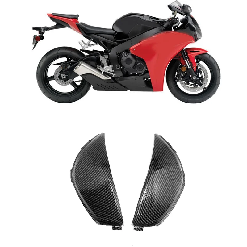 Carbon Fiber Fuel Gas Tank Side Cover Panel Fairing Trim Cowl Panels for HONDA CBR1000RR 2008-2011 Motorcycle Parts