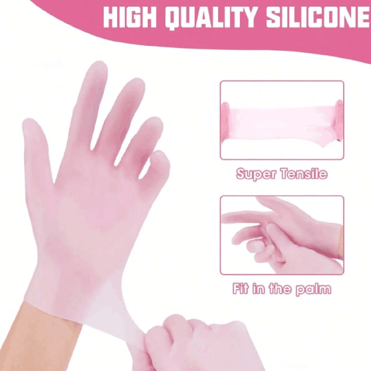 Silicone Exfoliating Socks & Gloves Anti Slip Foot & Hand Spa Mask Hands Peeling Gloves Prevents Dryness Feet/Hand Care Tools