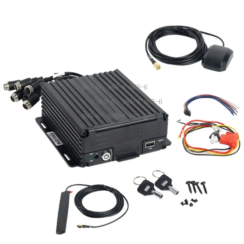 8 Channel Vehicle Video Recorder, 1080P with 4G & WIFI for Real-Time Monitoring