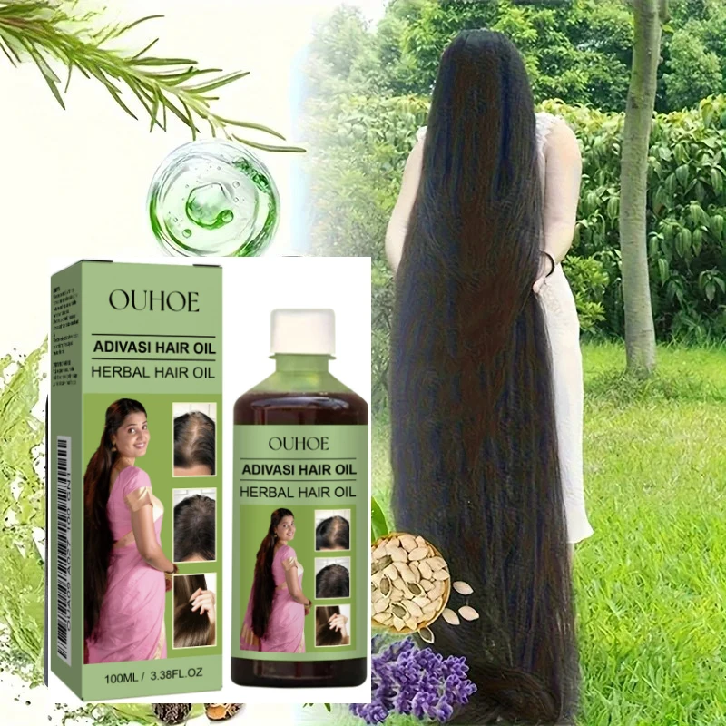 

Adivasi Hair Oil Indian Hair Care Essential Oil Moroccan Frizz Improvement Leave-in Essential Oil