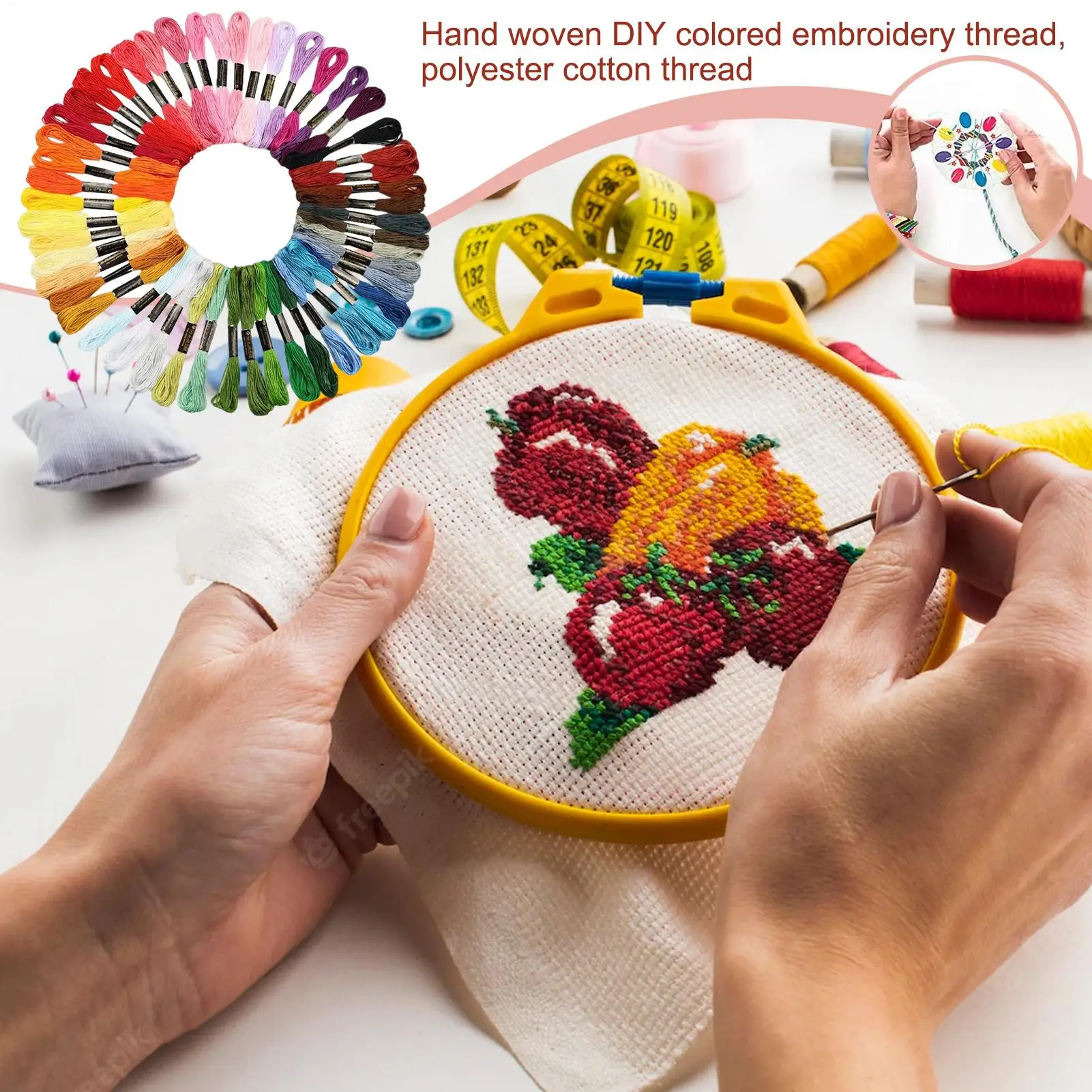 

Нитки для вышивания, пряжа для вышивания, шитье, радужная художественная веревка для дома, ручное шитье дружбы, детское ручное шитье для начинающих