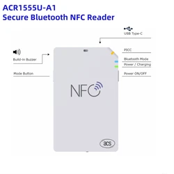 13.56mhz ACR1555U-A1 NFC Bluetooth Wireless Contactless RFID Reader Writer Support ISO14443 S50 Chip, NFC Card