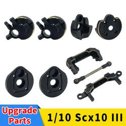 Axial Scx10 iii Upgrades Parts Accessories Heavy Duty Brass Counter Weight Steering Knuckles Portal Cover Plates Bumper Mount