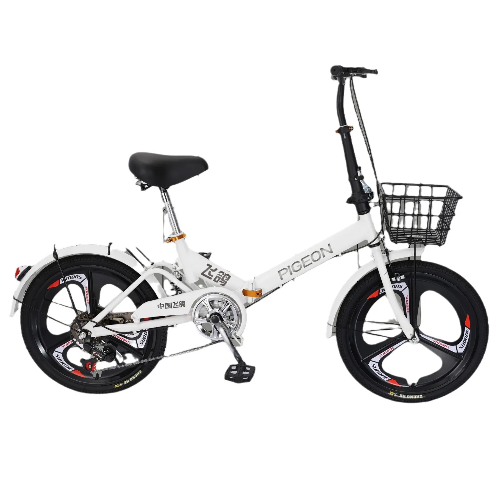 Folding bicycle 20 inch 22 inch ultra lightweight carrying male and female student adult shock absorber variable speed small