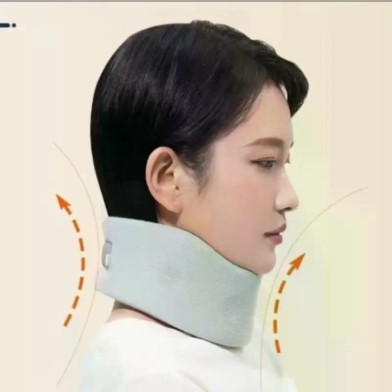 Neck Brace, Foam-filled Cervical Support Traction Device Neck Stabilization & Pressure Relief Device Adjustable Neck Stabilizer