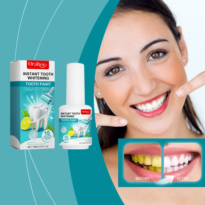 

Teeth Whitening Liquid - Clean Tooth Stains, Tartar, Brighten Teeth, Oral Cleaning For Yellow Teeth & Fresh Scent Enhancement