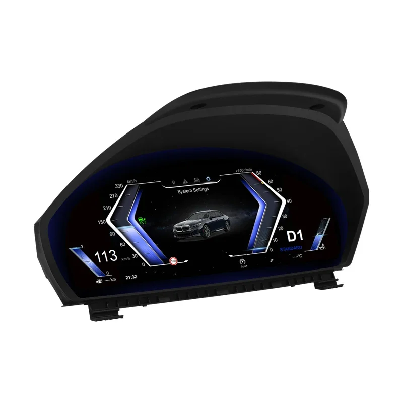 For BMW 3 Series F30 F31 4 Series F32/F34/F36 LINUX 12.3 Inch LCD Speedometer Dashboard Digital Cluster