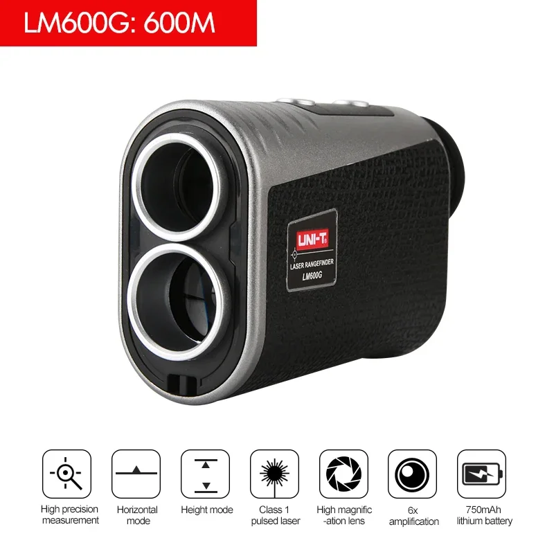 UNI-T Golf Laser Rangefinder LM600G Series 600m 1000m Monocular Golf Distance Meter Telescope Golf Slope Adjustment