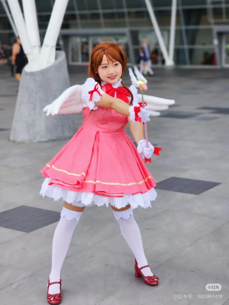 

Карптептор Сакура Косплей Костюм Женщины Девушка Симпатичная Активность Хэллоуин Вечеринка Ролевые Игры Платье Полный Комплект Рождественские Аксессуары Подарок