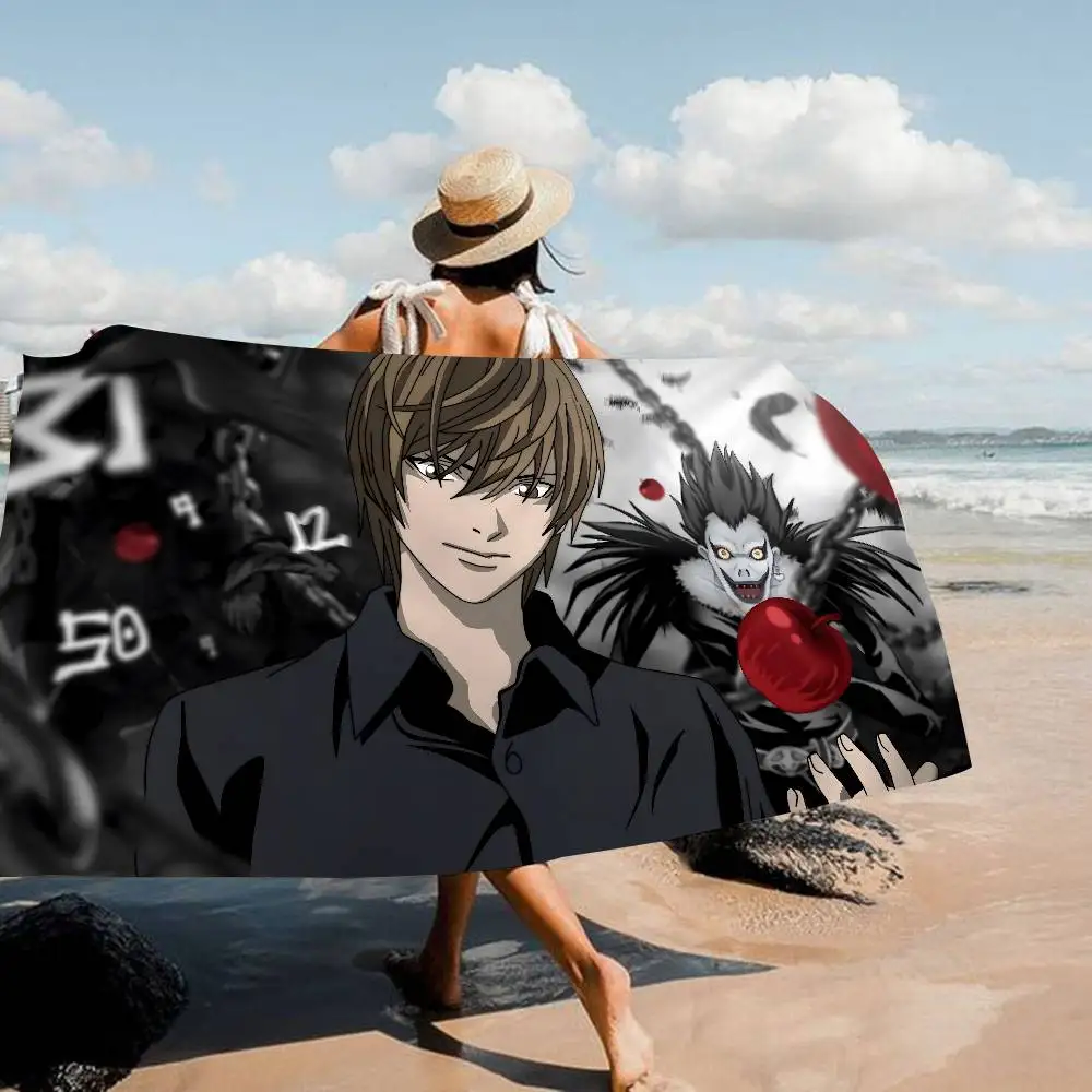 Anime Death Note Microfiber Beach Towel Absorbent Quick dry Soft Yoga Swimming Resort Mountain Climbing Towel
