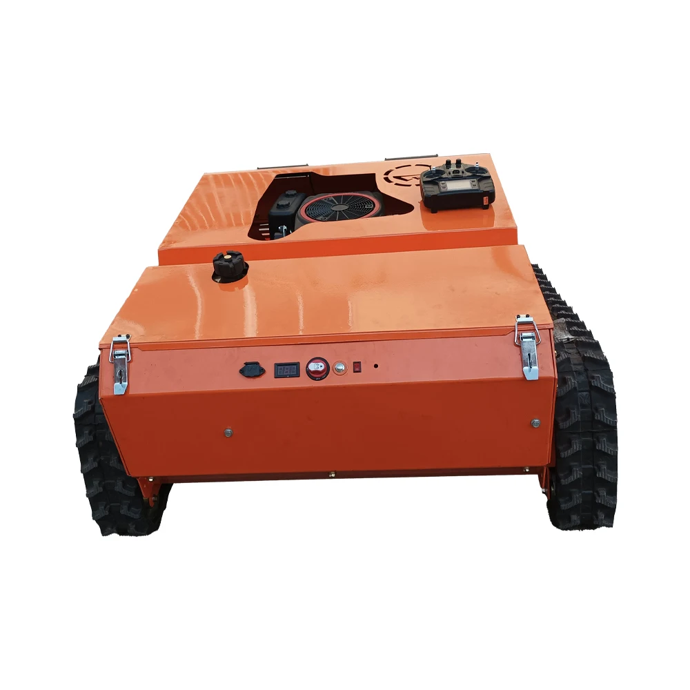 Multifunctional Remote Control Crawler Lawn Mower,Small Lawn Mower For Wasteland Mower On Road Slope