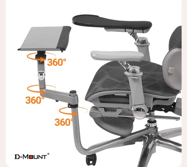 D-MOUNT HIGH OK5031 Multi Functional Gas Spring Arm Laptop Tray Holder Around Chair Legs Lazy Office Stand + Mouse Plate Mount 5 D-MOUNT HIGH OK5031 Multi Functional Gas Spring Arm Laptop Tray Holder Around Chair Legs Lazy Office Stand + Mouse Plate Mount 5