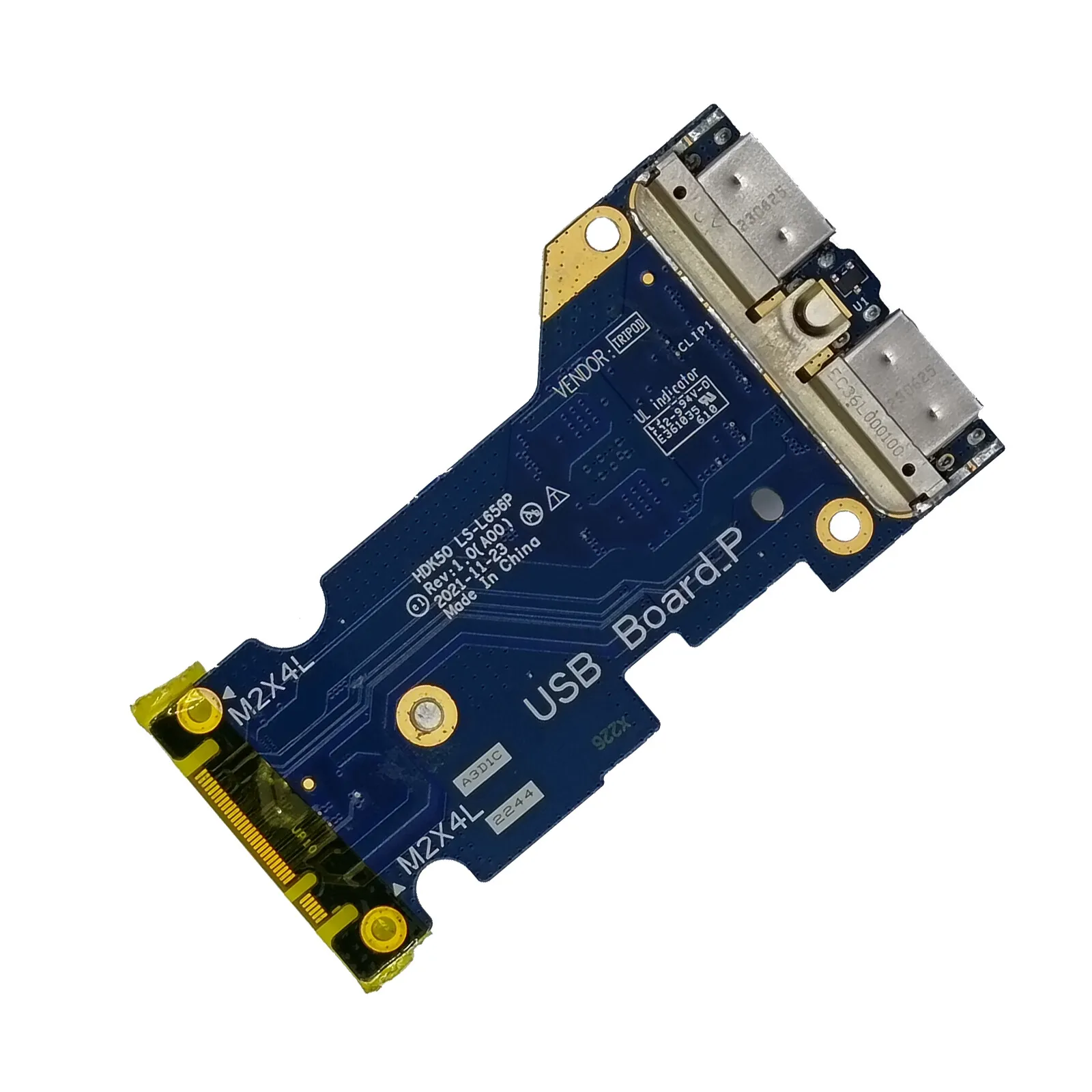 For Dell G15 5520 5521 G16 7620 HDK50 LS-L656P USB I/O Board 2P0CY 02P0CY