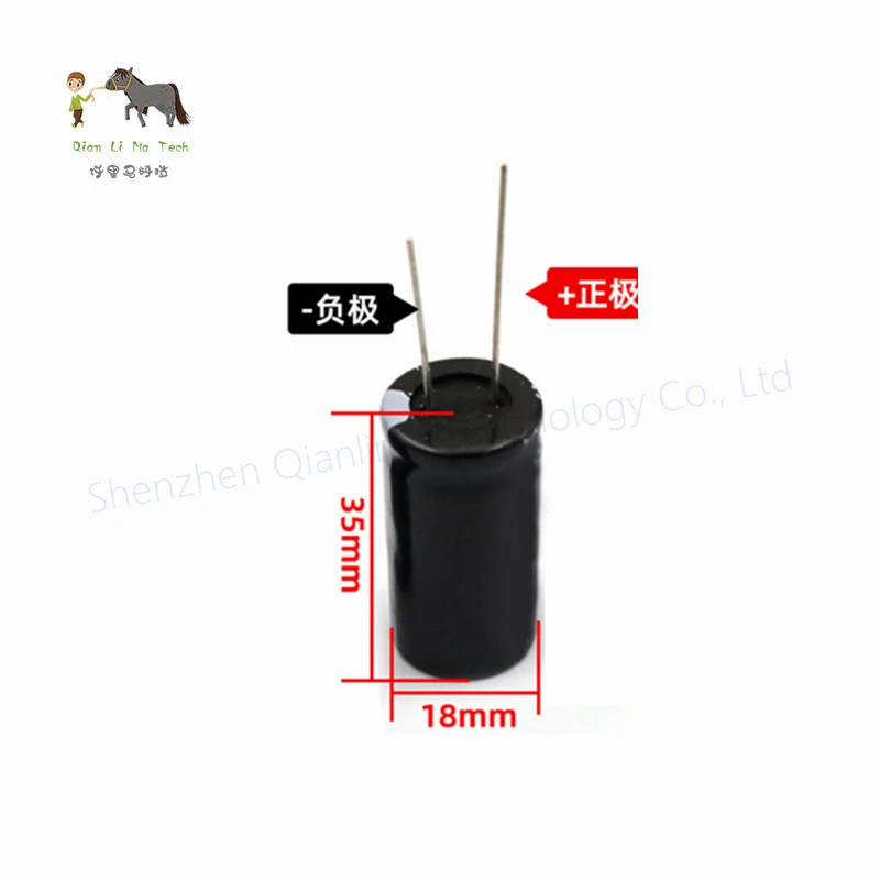 DIP Aluminum Capacitors 18x35mm 100uF 150uF 330uF 1000uF 2200uF 3300uF 10000uF 25V 50V 63V 100V 160V 200V 400V 450V 18mm*35mm