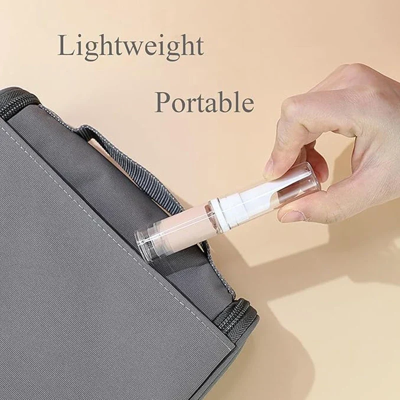 100 قطعة 5 مللي-15 مللي واضح فارغة البلاستيك زجاجات مضخة تفريغ المحمولة السفر الأساس موزع كريم العين هلام عينة الحاويات