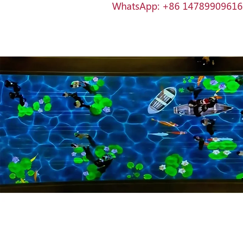 Large Indoor Floor Standing Stage Dancing Dynamic Display Panel Interactive Dance Floor LED ScreenHigh Refresh RateHeavy-dutyFoo
