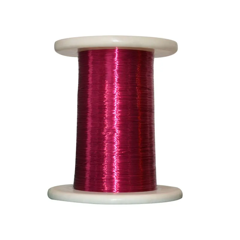 

Class 180H 50 Awg Gauge Magnet Wire, 14 Awg, Pink Round Enameled Copper Coated Aluminum Winding Coils Coil Spool