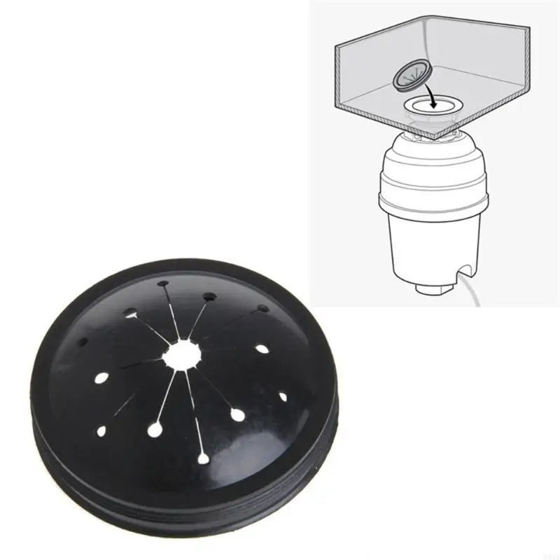 581E Kitchen Sink Waste Disposer Accessory Anti Splash Cover Sink Guard Kitchen Sink Protector Durable Prevents Mess & Clogs