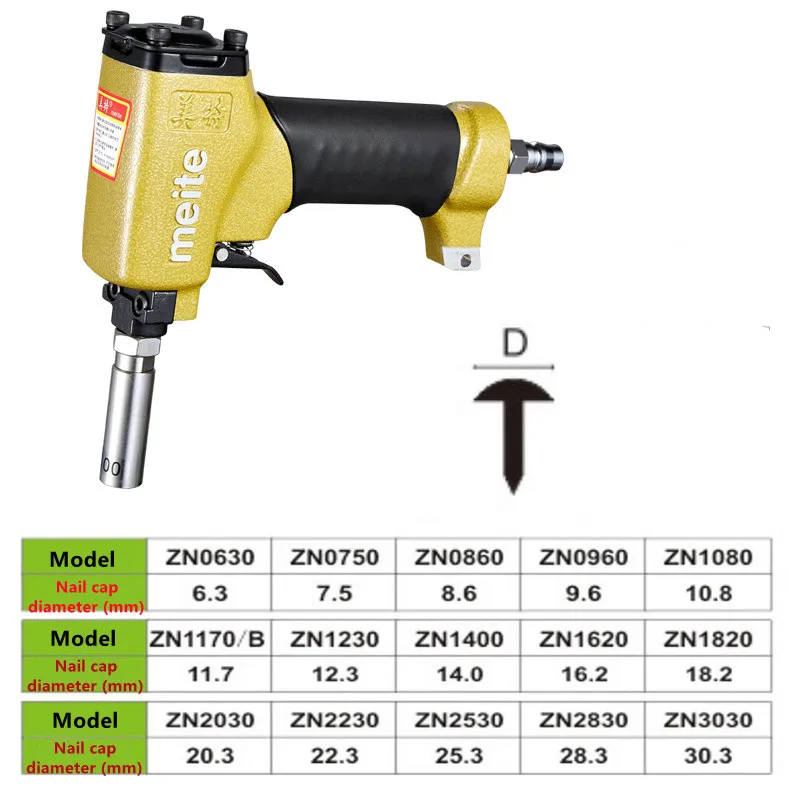 Meite 1170 Pneumatic Pins Gun Air Tack Stapler 11mm Tacker For Making Sofa And Furniture