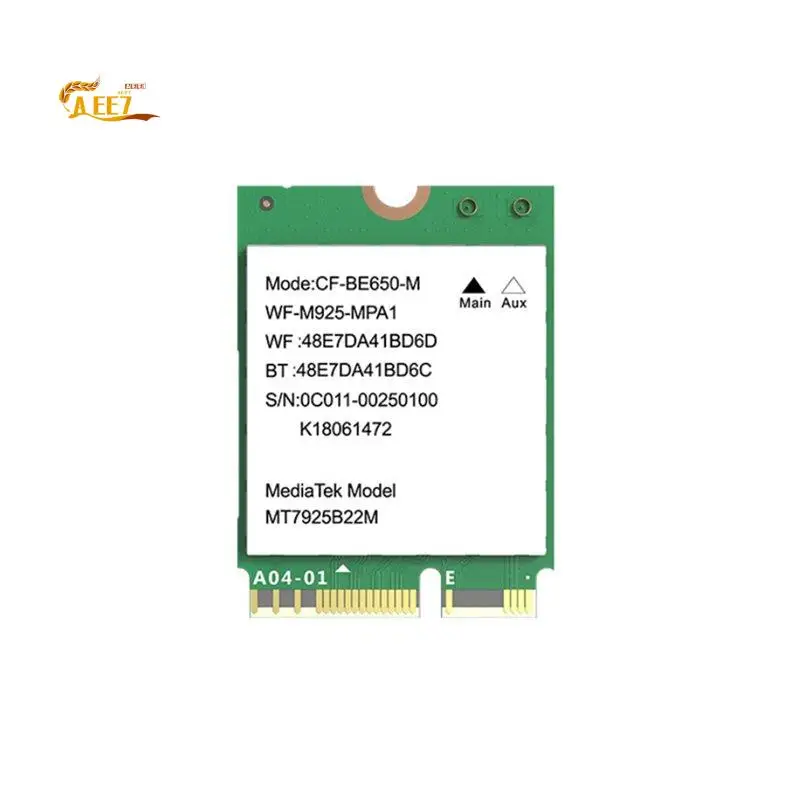 carte-reseau-aee7-wifi-7-cf-be650-m-bluetooth-54-m2-adaptateur-de-carte-sans-fil-6400mbps-pour-ordinateur-portable-wind10-11