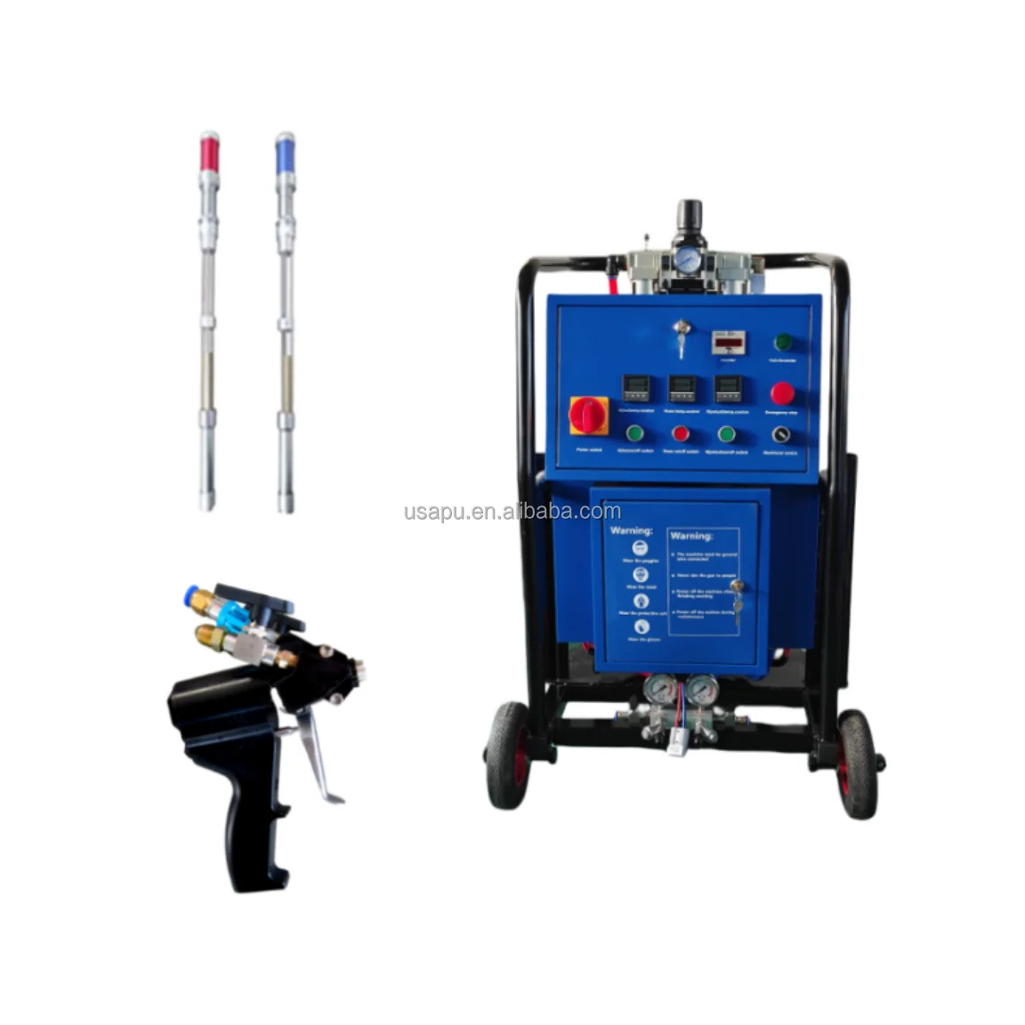 Interior and Exterior Walls/Roof PU Insulation Foam Spray Equipment Machine