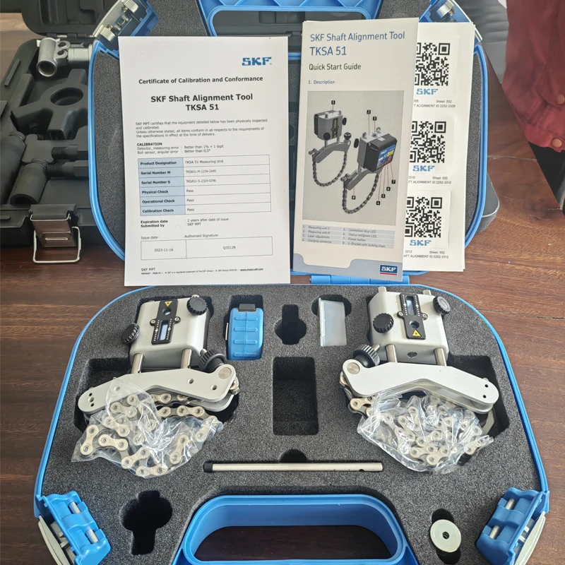 TKSA 51 Laser Shaft Alignment Comprehensive and Intuitive Shaft Alignment Utilising Tablets and Smart Phones
